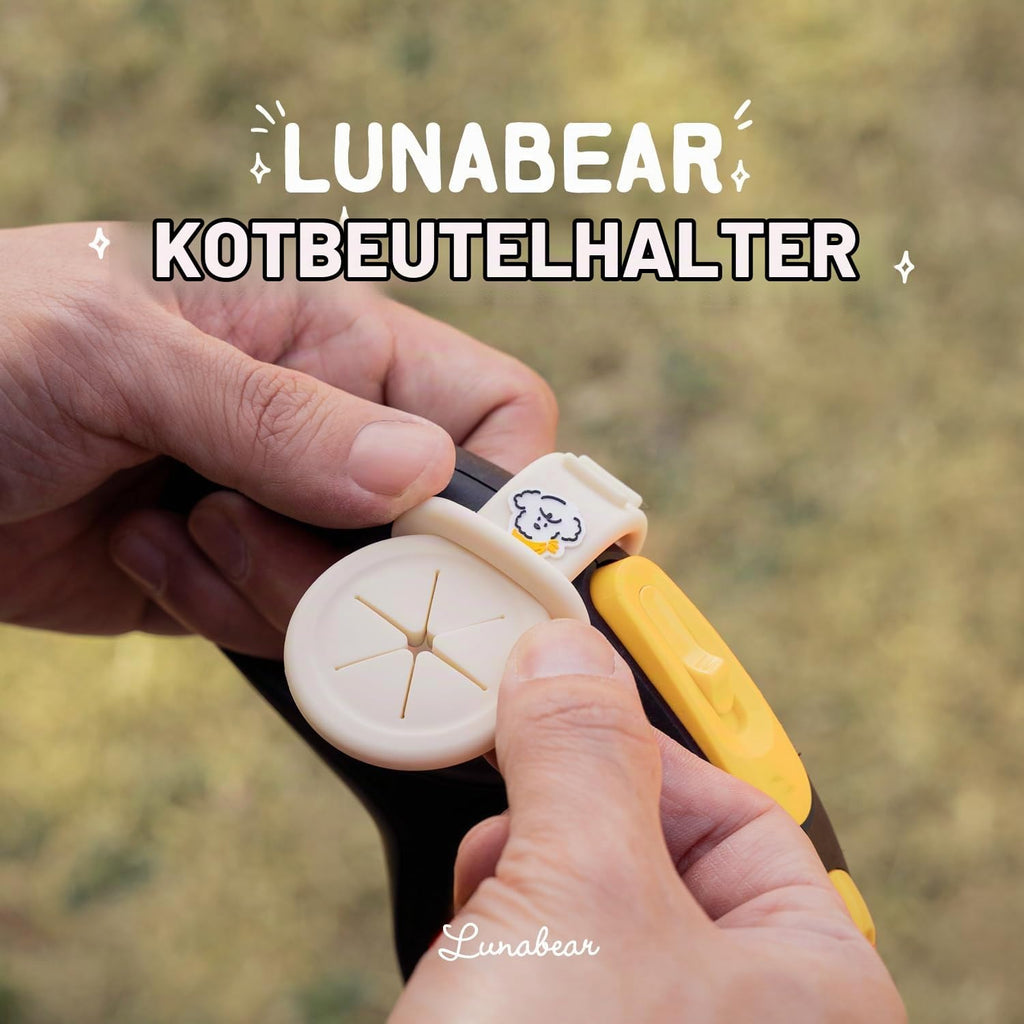 Lunabear Hundekotbeutelhalter Für Leine, Kotbeutelspender Mit Karabiner