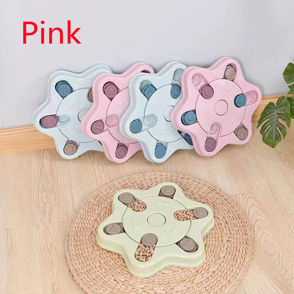 Dog Puzzle Toys Increase IQ Interactive Slow Dispensing Feeding Dog Training Games Feeder for Small Medium Dog Pet Training Toy