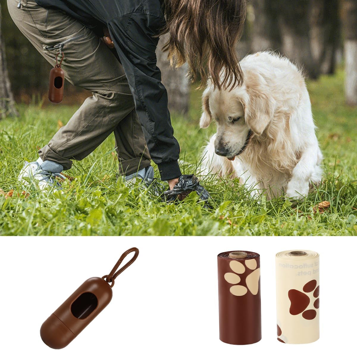 240 Stück Beutel, Hundekotbeutel, Tragbar Hunde Kotbeutel Biologisch Abbaubar Hundebeutel Mit Duft Hunde Auslaufsicher Dog Poop Hundes Sachen
