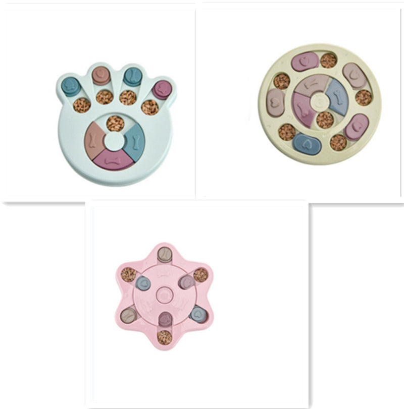 Dog Puzzle Toys Increase IQ Interactive Slow Dispensing Feeding Dog Training Games Feeder for Small Medium Dog Pet Training Toy