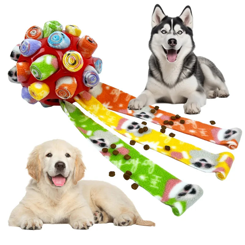 New Dog Sniffing Ball Innovative Pet Shaking Training Toys for Pet Training Tooth Cleaning Puppy Chew Relieve Boredom Dog Toy